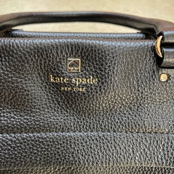 Kate Spade New York Grant Park Shelby Black Handbag Purse, Black - Picture 2 of 6